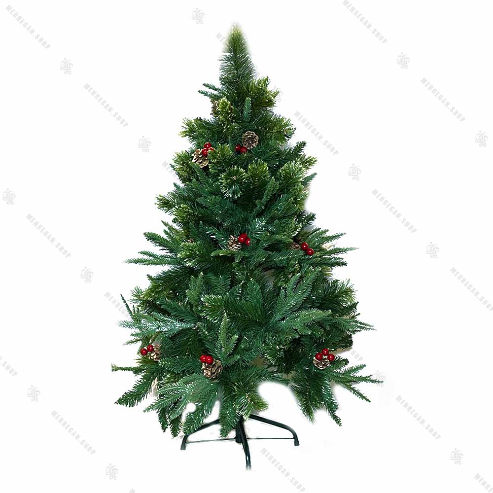 درخت کریسمس برگ سوزنی مدل برفی