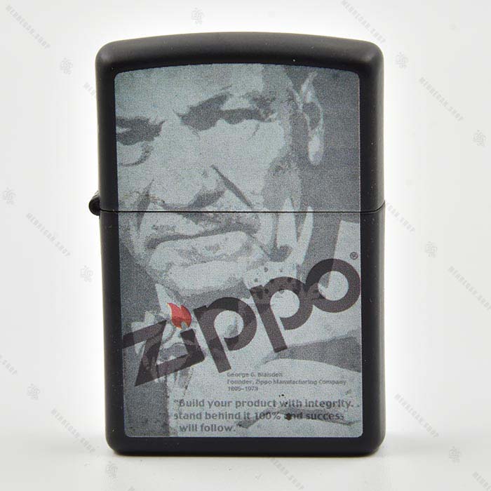فندک سیگار زیپو جورج بلیزدل - DEPOT ZIPPO LOGO